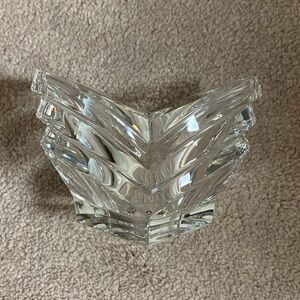 Mikasa Deco crystal candleholder